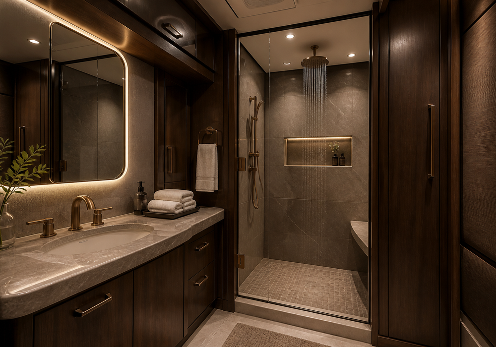 Emerald Sleeper Rain-shower suite